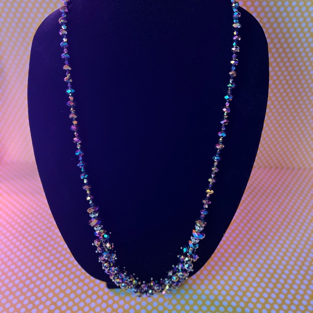 17. Iridescent Beaded Necklace